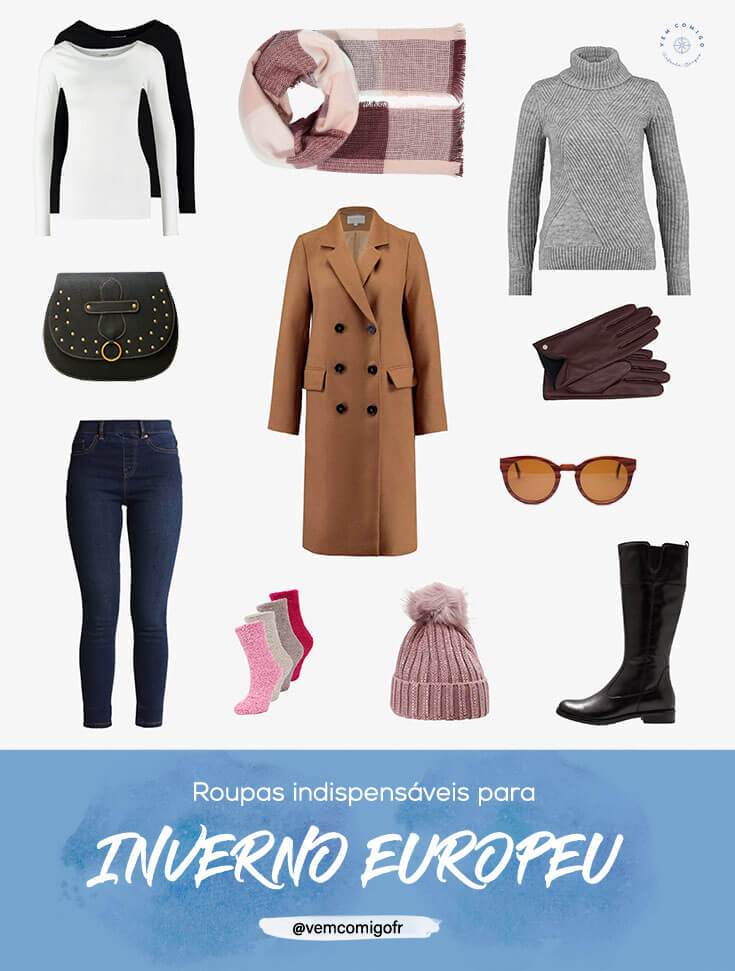 roupas para usar no inverno europeu